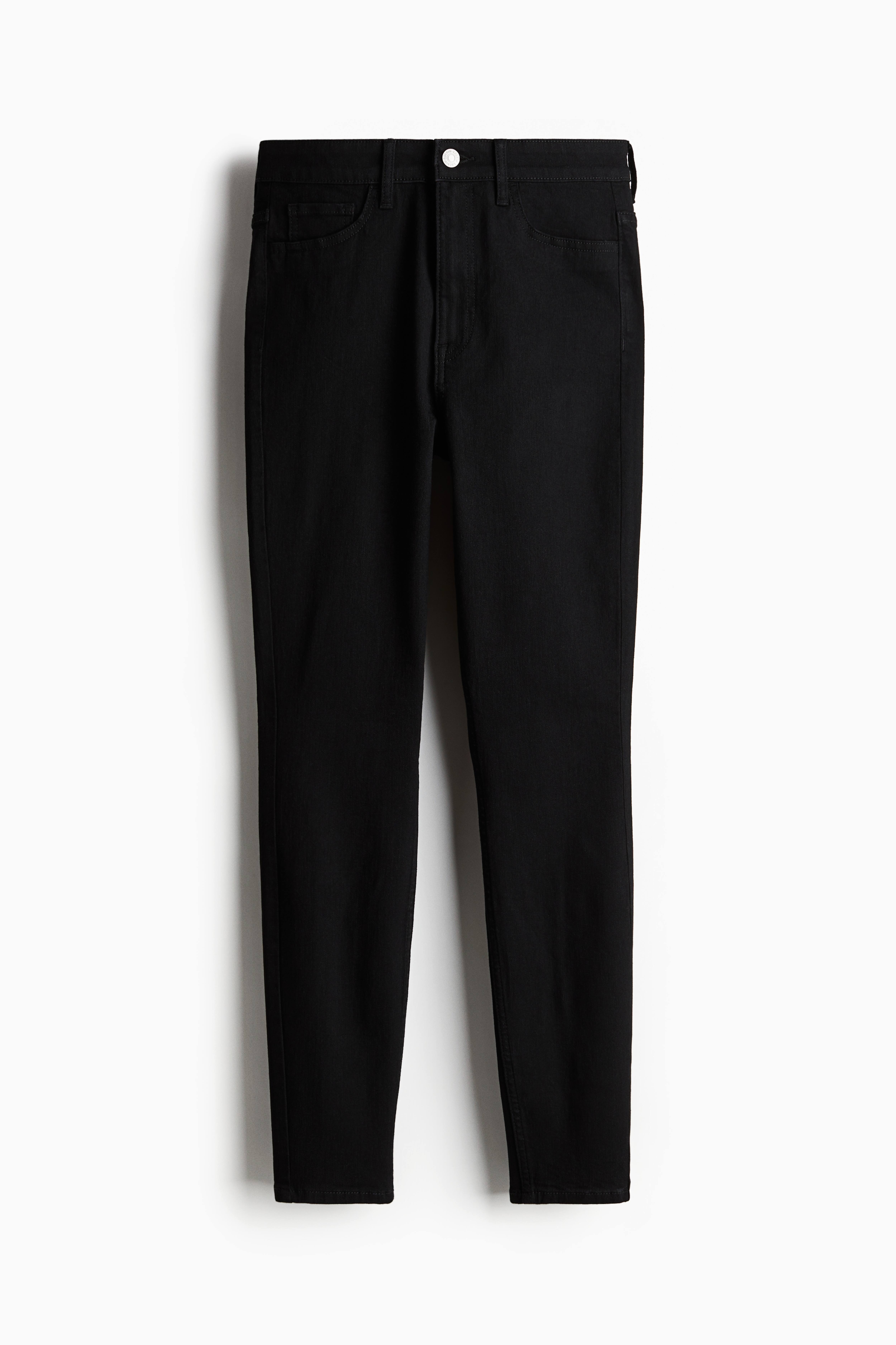 Ultra High Ankle Jeggings — Black